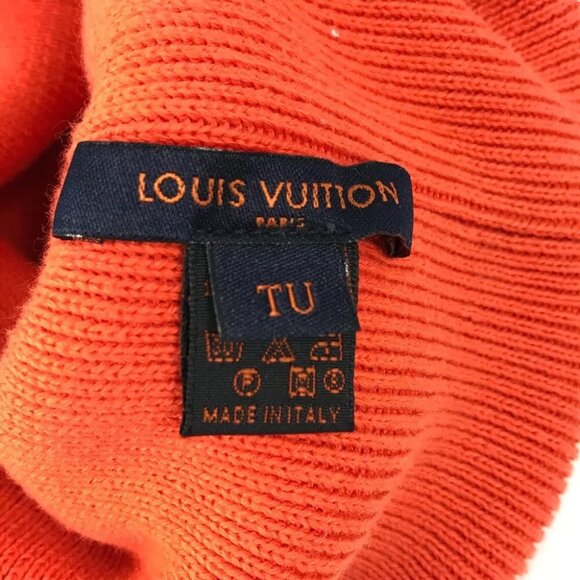 Auth LOUIS VUITTON LVCUP Louis Vuitton Cup beanie knit cap Knit hat Red/White - Picture 5 of 14